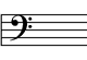 Button for Bass Clef, C major, A minor