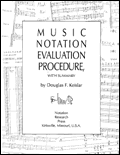 Music Notation Evaluation Procedure Cover