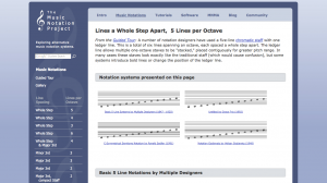 Screenshot of previous site design.
